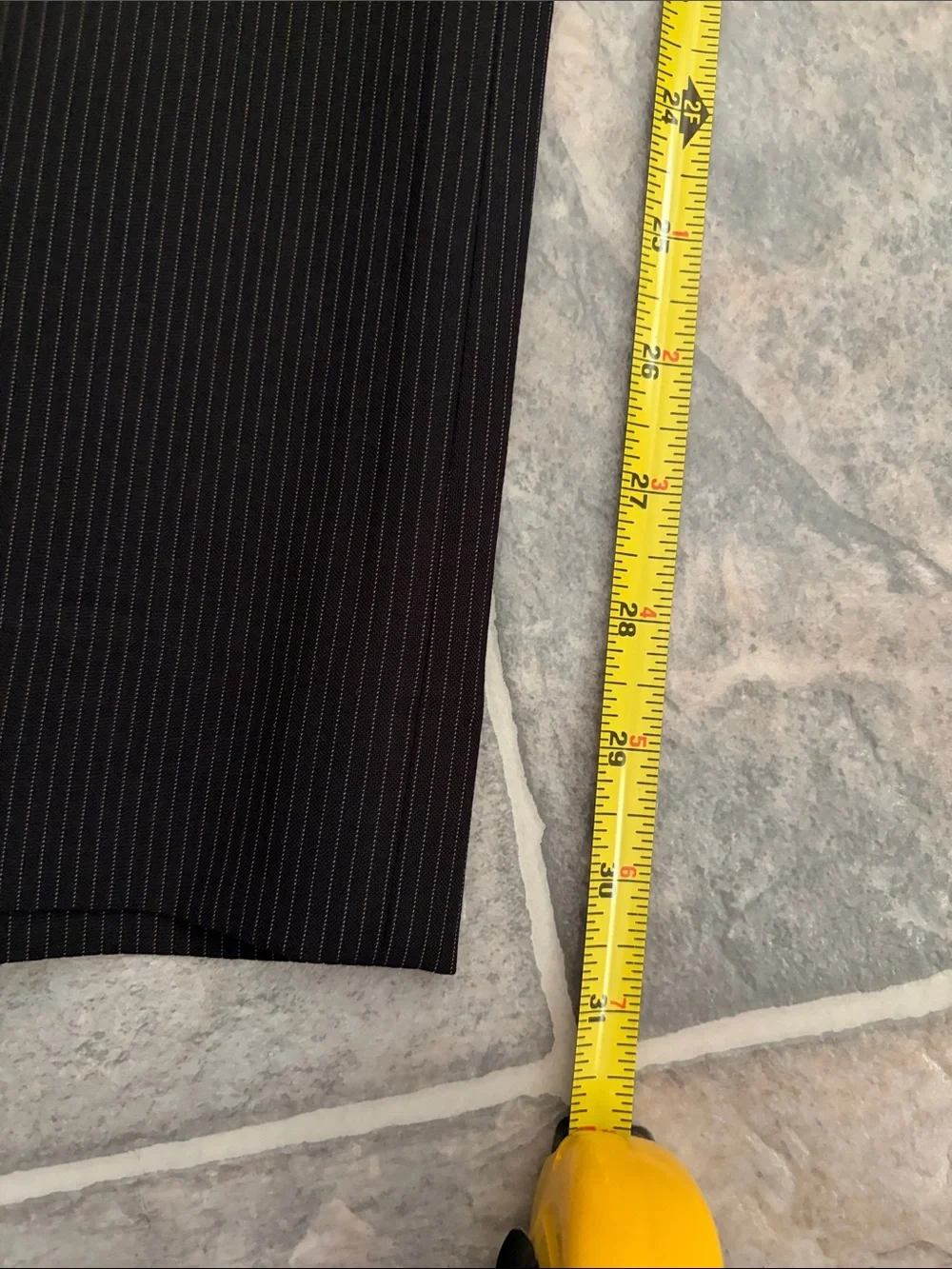 Express Men's Black Pinstripe Suit Blazer & Trousers